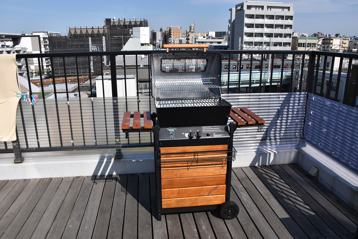 BBQ on the roof during the warmer months
